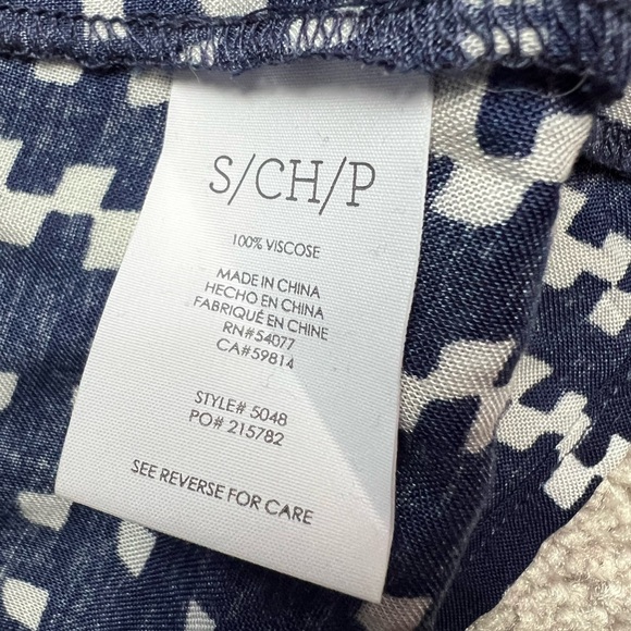 Versatile Cabi blue and white midi sundress size S EUC - Picture 5 of 6